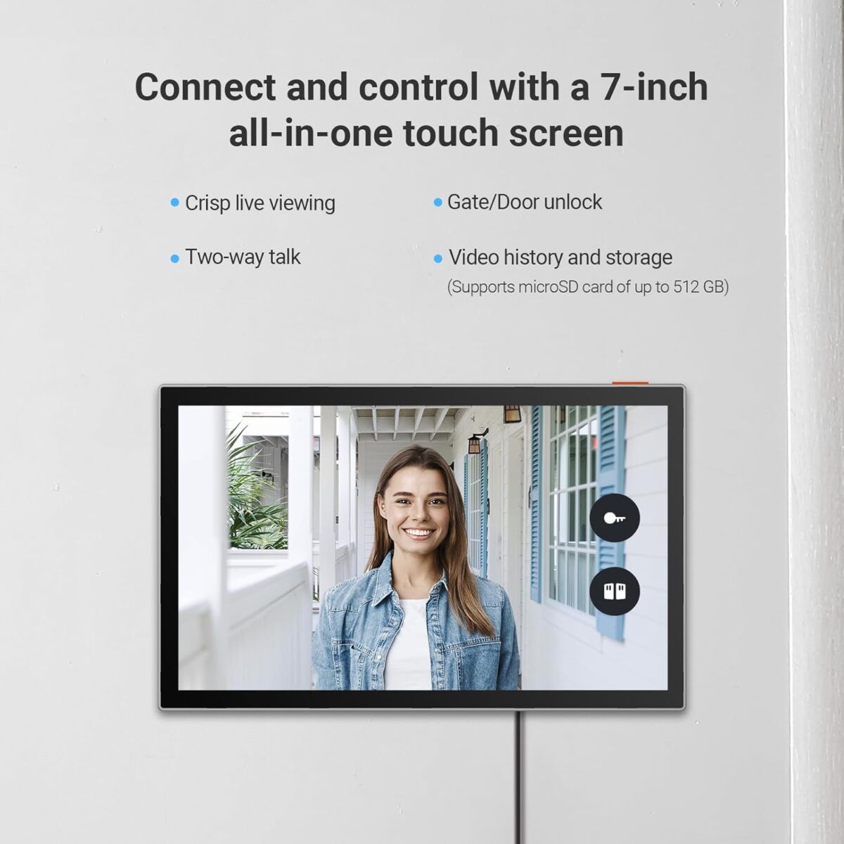 EZVIZ Battery Video Door Intercom with Solar Panel DUBAITR