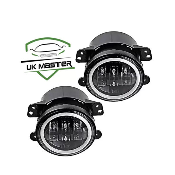 Uk master Angle Eyes White/Yellow Fog light for Jeep (pair) DUBAITR