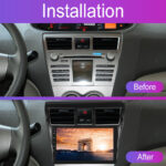 Uk master Android Monitor for Toyota Yaris 2008-11 dubaitr