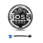 Boss 7” for Jeep Wrangler Headlight High Low Beam (Pair) dubaitr