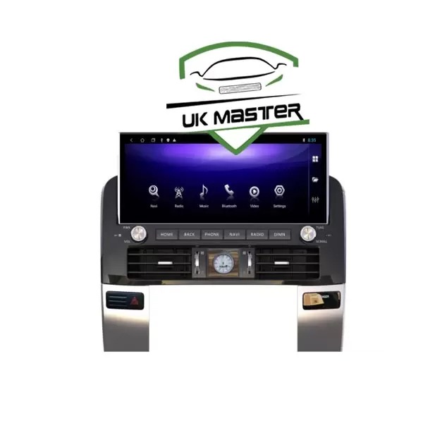 Uk master Android Monitor for Toyota Prado TOP 2004-09 | 8GB 128 GB 12.3 inch Ultra Premium model dubaitr