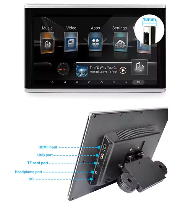 Headrest Monitor 11.6” DUBAITR