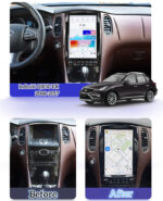 Infiniti QX50 2015-17 | EX25/35 2007-13 High/Low Android Stereo Tesla Style 4G 64G DUBAITR