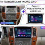 Uk master Car Stereo Screen for Toyota Land Cruiser LC100 (VXR) 2002-07 DUBAITR