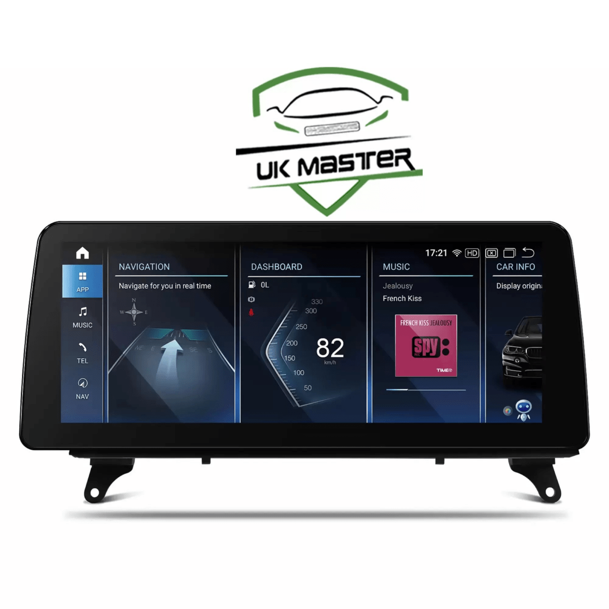Uk master 8GB 64GB Android Screen For BMW X5 E70 X6 E71 2010-2013 CIC 12.3 Inch DUBAITR