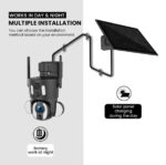 Solar PTZ Wireless Dual Lens 10X Zoom Camera 4G DUBAITR