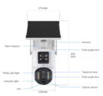 BP5DL V380 APP Dual Lens Solar Camera DUBAITR