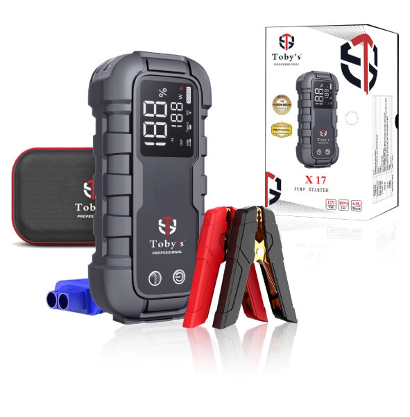 X17 Jump Starter For Cars 16000mAh And 59.2WH Power Bank For Electronic Devices DUBAITR