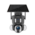 Solar PTZ Wireless Dual Lens 10X Zoom Camera 4G DUBAITR