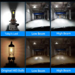 TY100 PRO 9007 2 Pieces Car LED Headlight Bulbs Original 100W Power 10000 Lumens With Color Temperature 6500K DUBAITR