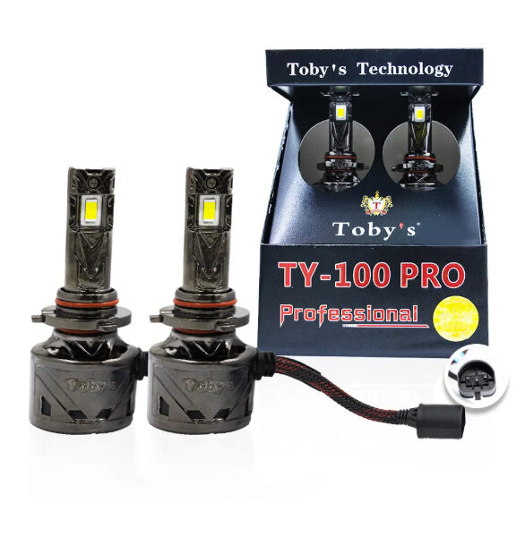 TY100 PRO 9007 2 Pieces Car LED Headlight Bulbs Original 100W Power 10000 Lumens With Color Temperature 6500K DUBAITR