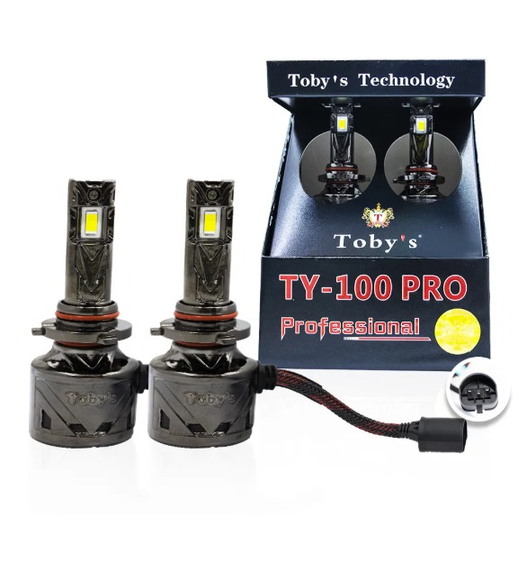 TY100 PRO 9007 2 Pieces Car LED Headlight Bulbs Original 100W Power 10000 Lumens With Color Temperature 6500K DUBAITR