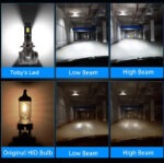 P150 PRO 2 Pieces Car LED Headlight Original 150W/Piece Power 15000/Piece Lumens With Color Temperature 6500K | 300watts | 9005 dubaitr