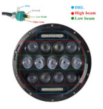 75W LED Headlight Jeep Wrangler 7 Inch LED Headlights, JK 07-16 DUBAITR