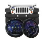 75W LED Headlight Jeep Wrangler 7 Inch LED Headlights, JK 07-16 DUBAITR