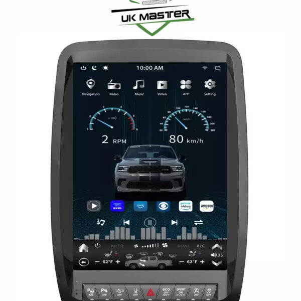 Ukmaster 8+128 Dodge Durango 2014-2020 Android Apple carplay 12.1 inch tesla style DUBAITR