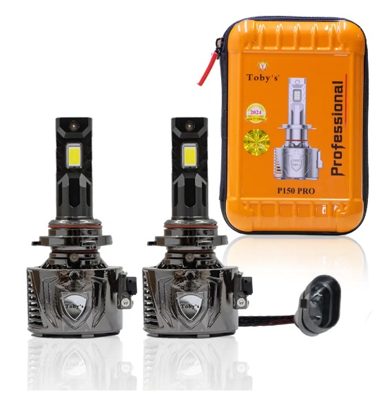 P150 PRO 2 Pieces Car LED Headlight Original 150W/Piece Power 15000/Piece Lumens With Color Temperature 6500K | 300watts | 9005 dubaitr