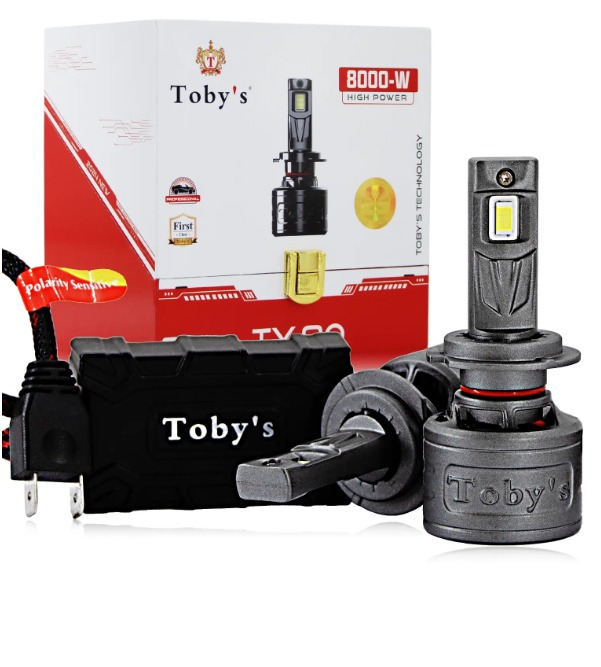 TY80 H7 2 Pieces 160W Original Tested LED Headlight Bulb Assembly 16000 Lumens 80W/Piece Xtreme Bright With Color Temperature 6500K dubaitr