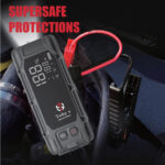 X18 Jump Starter With Compressor For Cars 16000mAh And 59.2WH Best Power Bank For Electronic Devices DUBAITR