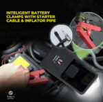 X13 10000mAh And 37WH Power Bank Powerful Jump Starter With Air Inflator Pump For Cars DUBAITR