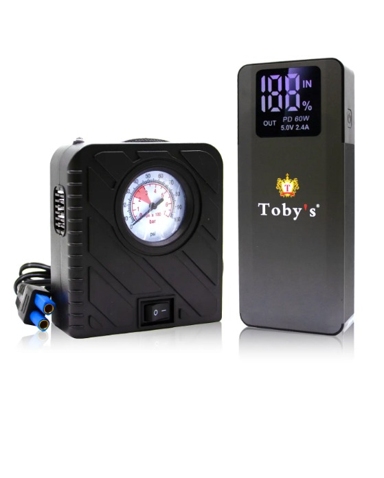 X20 (T66 Pro) Jump Starter With Compressor For Cars 16000mAh And 59.2WH Power Bank For Electronic Devices DUBAITR