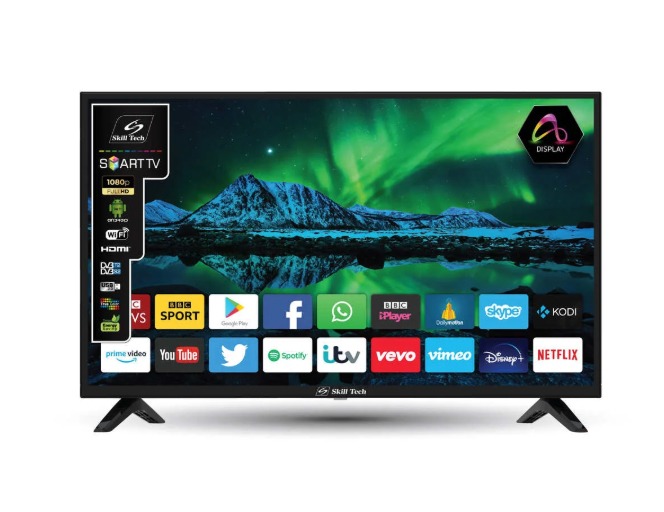 SKILL TECH 55" SMART LED TV DUBAITR