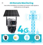 V380 Dual Lens 4G Solar Camera DUBAITR