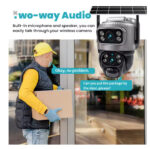 V380 Dual Lens 4G Solar Camera DUBAITR
